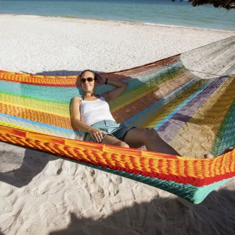 Double Hammock Plus Edition Multicolor by MacaMex MA-00220 color multicolor