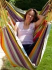 Cayo grande Costa Rica - hanging chair South America cotton colorful by MacaMex MA-11102 color многоцветный
