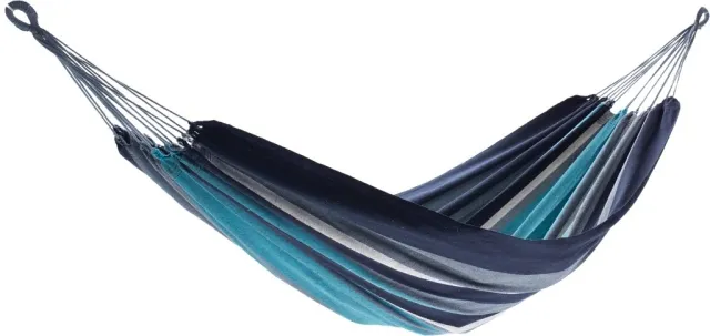 PANTANAL ecological hammock made of recycled cotton by Jobek - Germany JO-21631-OLD color ブルー