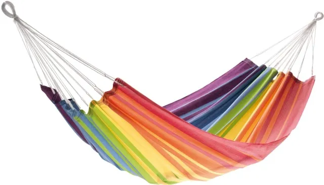 JOIA hammock without spreader bar - rainbow by Jobek - Germany JO-25350-OLD color multicouleur