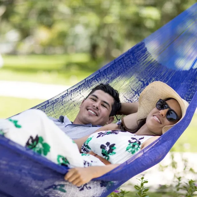 Matrimonial hammock PLUS darkblue by MacaMex MA-00332 color blue