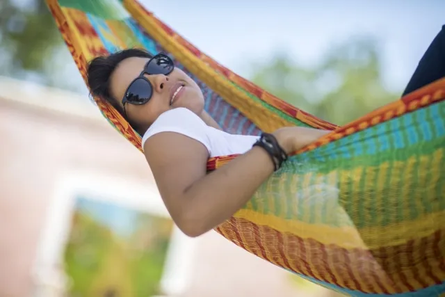 メキシカンネットハンモック ダブル マルチカラー by MacaMex MA-00020 color 多色