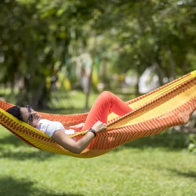 Mexican Net Hammock - Double Solar Plus by MacaMex MA-00221 color multicolor