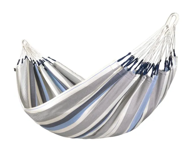 Brisa Sea Salt - weatherproof single hammock, blue-white 300 cm by LaSiesta LS-BRH14-13 color blue