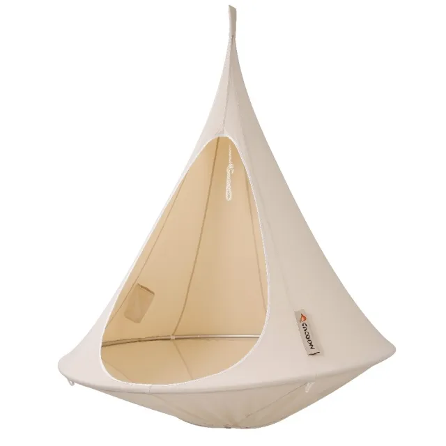 Single - Hamac natural white by Cacoon HI-SW001 color blanc