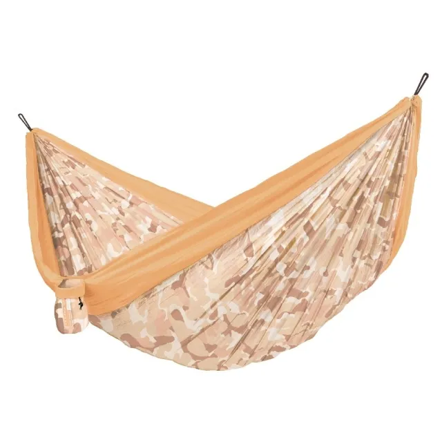 Colibri 3.0 Camo Sahara - Double Travel Hammock with Suspension by LaSiesta LS-CLT19-C6 color бежевый
