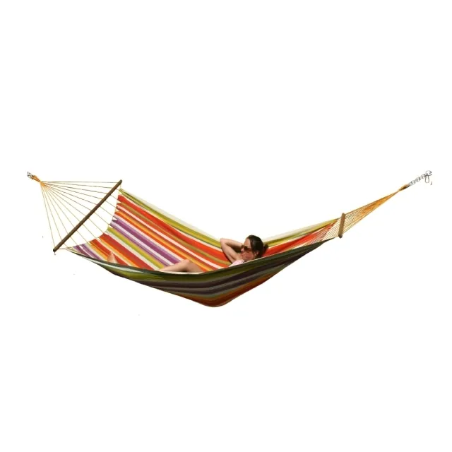 Caribe Costa Rica pole hammock colorful cotton by MacaMex MA-02002 color multicolor