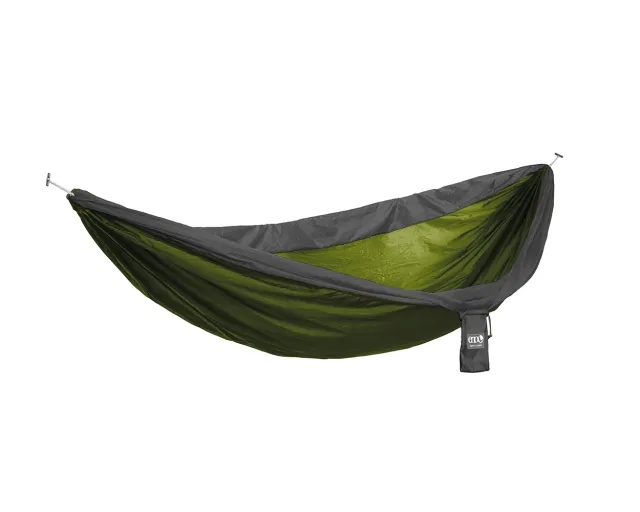 SuperSub ultralight hammock lichen-charcoal by ENO EN-LS027 color green