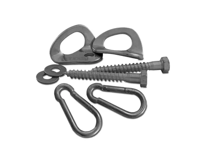 Kit d'accrochage hamac argent by ENO EN-HK001 color gris / argent