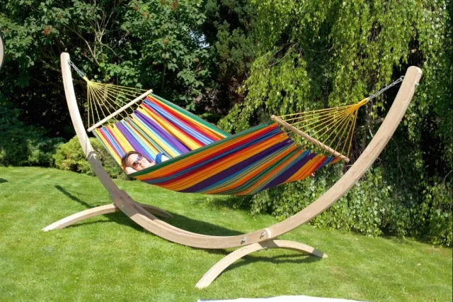 Caribe Paradiso pole hammock by MacaMex MA-02007 color multicolor