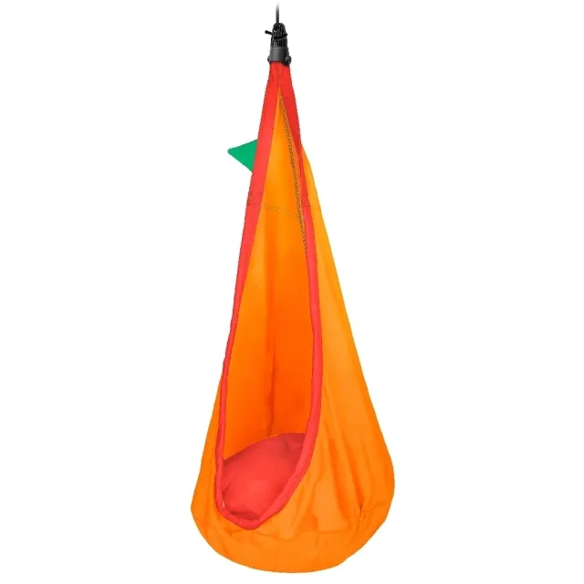 Joki Foxy - (Organic Cotton) Kids Hanging Nest with Suspension by LaSiesta LS-JCD70-22 color orange