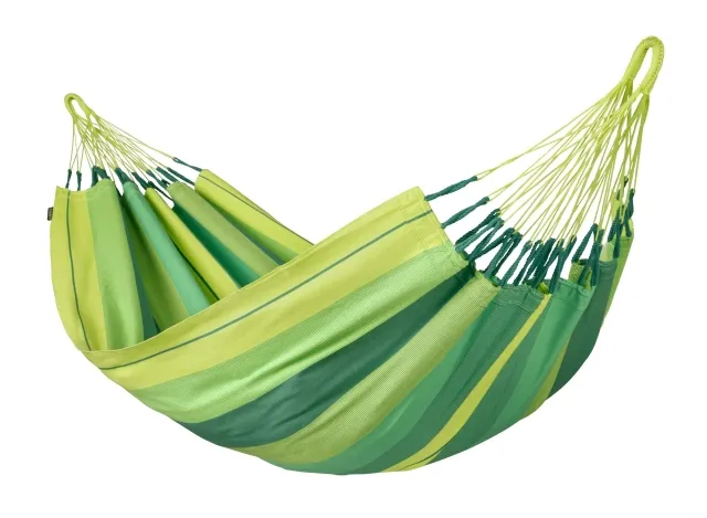 Modesta Jungle - Single organic cotton hammock, green 300 cm by LaSiesta LS-MOH14-44 color green