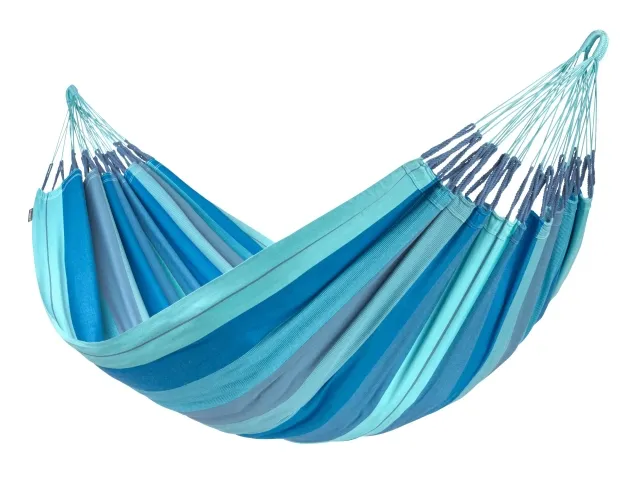 Modesta Lagoon - Hamac double en coton biologique, bleu by LaSiesta LS-MOH16-33 color vert