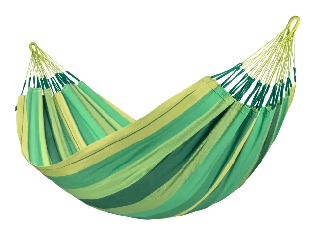 Modesta Jungle - Hamac double en coton bio, vert by LaSiesta LS-MOH16-44 color vert