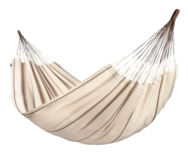 Modesta Nougat - Hamac kingsize en coton biologique, beige by LaSiesta LS-MOH18-16 color brun
