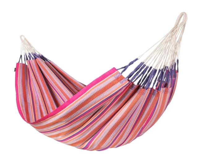 Modesta Flamingo - Hamac kingsize en coton bio, rose by LaSiesta LS-MOH18-X2 color rose