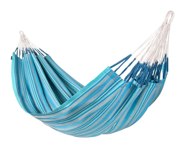 Modesta Azure - Hamac kingsize en coton biologique, bleu by LaSiesta LS-MOH18-X3 color bleu