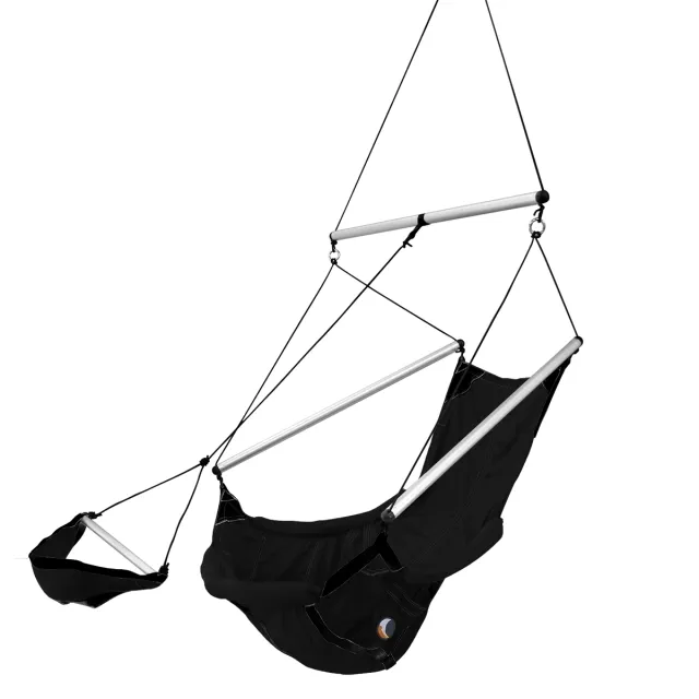 Moon chair black parachute silk by Ticket to the moon TM-TCM-07 color black