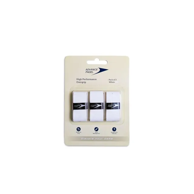 Overgrip Pack Of 3 by Advance Padel AP-79101 color blanc