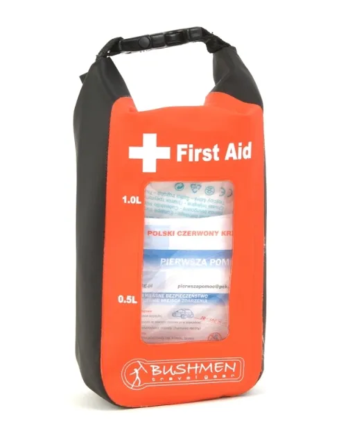 Waterproof first aid set by Bushmen BU-1RWA1ABF color красный