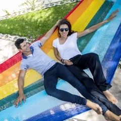 Mexican family hammock paradiso plus by MacaMex MA-00248 color многоцветный