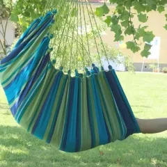 Cayo Grande Dorada hanging chair blue-green by MacaMex MA-11104 color blue