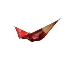 Hamac mexicain en filet Family Plus rouge by MacaMex MA-00345 color rouge