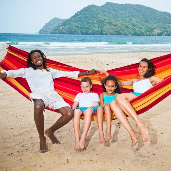 Bunte H&auml;ngematte von Amazonas