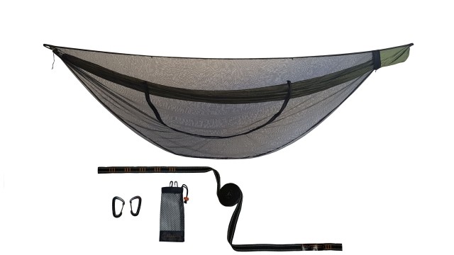 JUNGLE Hammock Set with Mosquito Net and Tree Straps by Bushmen BU-1JUHASET color зеленый