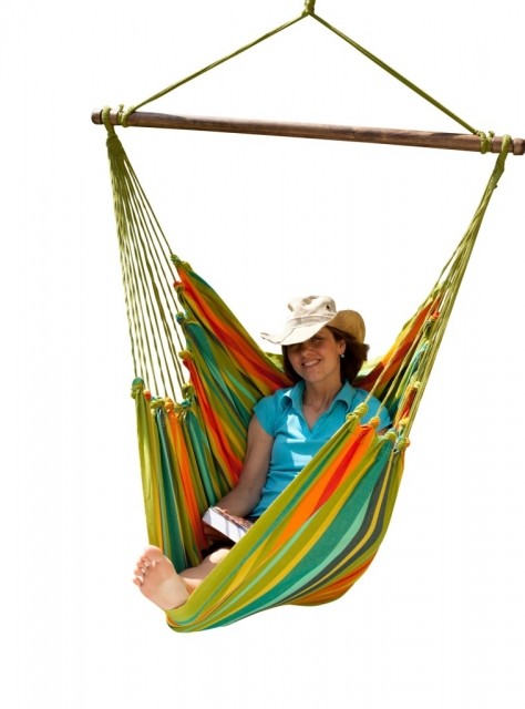 Hammock chair Cayo Grande Verde by MacaMex MA-11109 color multicolor
