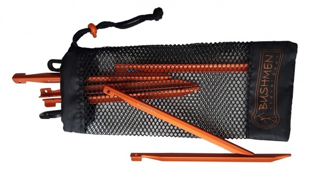 ULTRALIGHT - V pegs 6 pieces by Bushmen BU-ULVPG10g6PC color orange